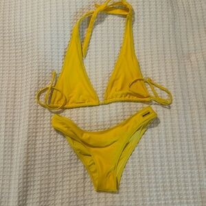 Yellow Blackbough Bikini